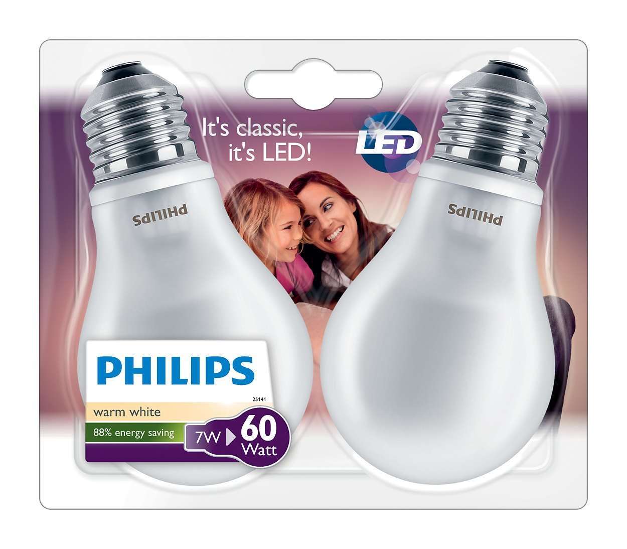 Philips led E27 60w 1