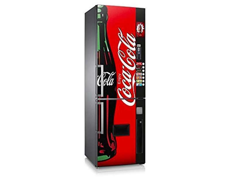 Vinilo máquina de Coca Cola para frigorífico